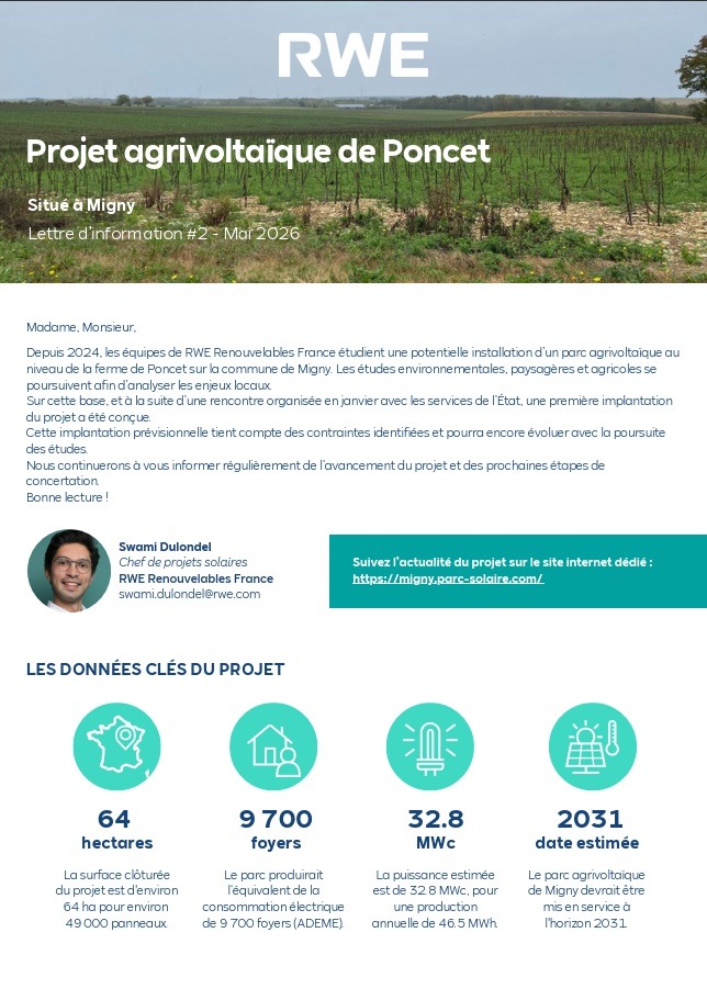 Lettre d'information n°2